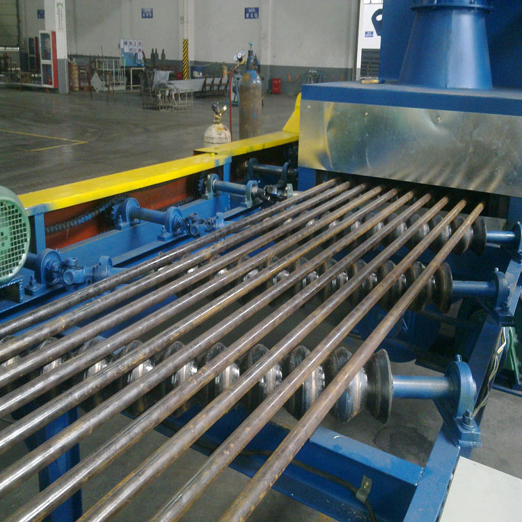 I Beam Dan Plate Conveyor Type Shot Blasting Machine