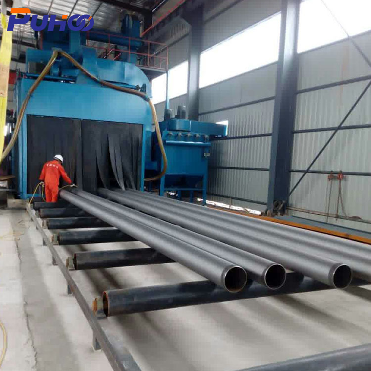 ODM Grit Blasting Steel Pipe dan Tiub Shot Casting Mesin Pembersihan