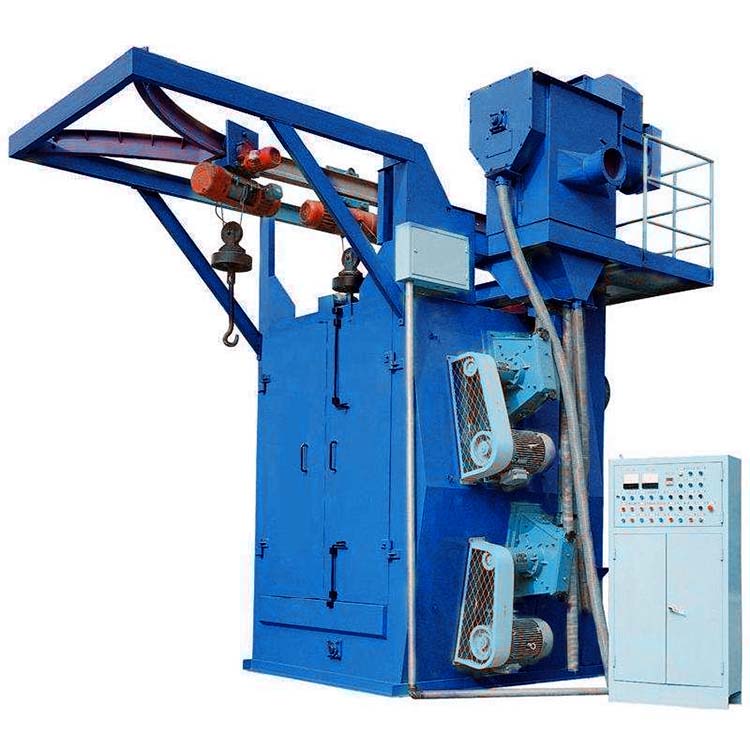 Q37 peralatan jenis cangkuk penyangkut tunggal Shot blaster Abrator Shot Blasting Machine